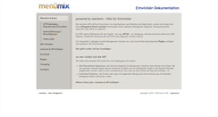 Desktop Screenshot of dev.menuemix.de